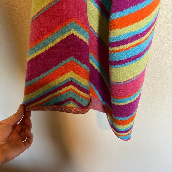 Princess Polly Bright Striped Knit Halter Neck Daphne Mini Dress S/M - Picture 7 of 11